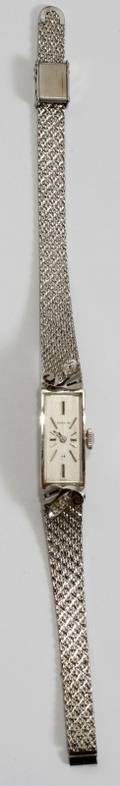 012172 HAMILTON 18KT WHITE GOLD AND DIAMOND WATCH