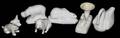 011269 BELLEEK ANIMAL FIGURES SIX