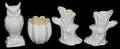 011268 BELLEEK VASES FOUR H 4 8