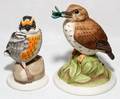 BOEHM BISQUE BIRD FIGURES TWO H 4  4 34
