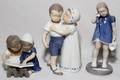 BING  GRONDAHL PORCELAIN FIGURES THREE