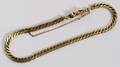 010148 14KT YELLOW GOLD HERRING BONE BRACELET