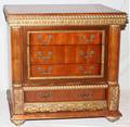 122197 CONTEMPORARY GILT WALNUT CHEST OF FOUR DRAWERS