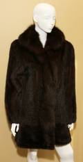 121313 HUDSONS FUR SALON MINK JACKET
