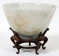 121309 CHINESE JADE FOOTED BOWL H 2 12