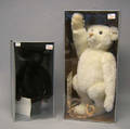 Steiff black bear in the original box
