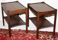 011317 KITTINGER GEORGIAN STYLE MAHOGANY SIDE TABLES