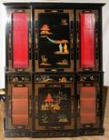 CHINOISERIE DESIGNED CHINA CABINET H 74