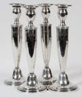 WATSON CO STERLING WEIGHTED CANDLESTICKS FOUR