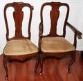 012236 QUEEN ANNE STYLE MAHOGANY DINING CHAIRS