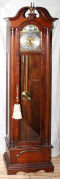 012245 TREND MAHOGANY GRANDFATHER CLOCK H 76