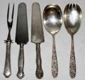 011289 MANCHESTER STERLING TWOPIECE SALAD SERVING SET