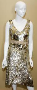121359 PRADA SEQUIN EMBELLISHED EVENING ENSEMBLE