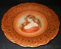 021342 SCHUMANN DRESDEN PORCELAIN PLATE DIA 7 12