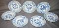 020277 MEISSEN PORCELAIN PLATES MID 20 TH C 7 PCS