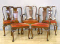 Set of 5 Hickory Chair Co mahogany dining chars