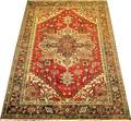 INDO  SERAPI WOOL RUG 6 1 X 9 1