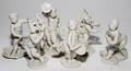 NYMPHENBURG PORCELAIN FIGURES OF MUSICIANS