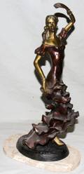 AFTER D H CHIPARUS BRONZE FEMALE DANCER