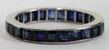 011361 ETERNITY STYLE PLATINUM  SAPPHIRE LADYS BAND