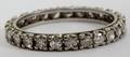 011360 ETERNITY STYLE PLATINUM  DIAMOND BAND