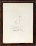 122279 ALBERTO GIACOMETTI SWISS ETCHING 10 X 7 3