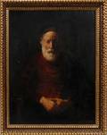 122276 WENZ OIL ON CANVAS 37 X 29 AFTER REMBRANDT
