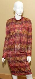 121371 MISSONI WOOL BLEND DRESS  CARDIGAN SET