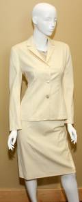 121386 VALENTINO MISS V IVORY SKIRT SUIT