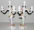 031388 VON SCHIERHOLZ DRESDEN PORCELAIN CANDELABRA