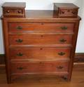 022273 AMERICAN ANTIQUE MAHOGANY FOURDRAWER CHEST