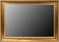 022290 GILT  BEVELED GLASS MIRROR MODERN H 35