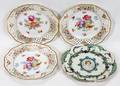 011414 SCHUMANN DRESDEN PORCELAIN PLATES 3 DIA 8