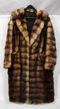 011398 RUSSIAN FITCH FUR COAT