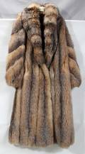 011396 ROBERTS FURS FOX FUR COAT CA 1983 L 52