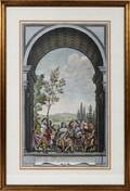 F POLANZANI ENGRAVING 18THC 25 X 15