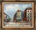 BURNETT OIL ON CANVAS 20 X 24 PARIS STREET