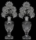 012329 MOLDED PERFUME BOTTLES PAIR H 10