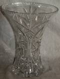 010292 CRYSTAL PINWHEEL DESIGN VASE