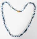 021426 56MM DYED PEARL NECKLACE W14KT GOLD CLASP