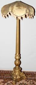 021397 GILT TORCHIERE STYLE FLOOR LAMP EARLY 20TH C