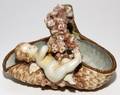 AUSTRIAN BISQUE FIGURAL BASKET C 1900 H 5