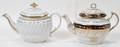 EARLY ENGLISH PORCELAIN TEAPOTS C 1800 TWO
