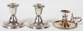 011438 GORHAM STERLING WEIGHTED CANDLESTICKS PAIR