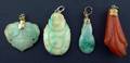 010312 CHINESE JADE PENDANTS GROUP OF 4