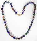 031460 ITALIAN MURANO GLASS BEAD NECKLACE L 23 12
