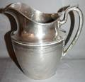 020396 GORHAM STERLING SILVER PITCHER 1924 H 8 W 9