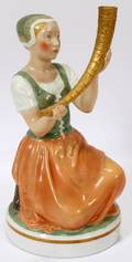 ROYAL COPENHAGEN PORCELAIN FIGURE OF GIRL 1962