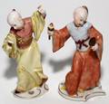 NYMPHENBURG PORCELAIN FIGURES PAIR H 5
