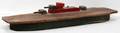 PAINTED WOOD TOY AIRCRAFT CARRIER C 1925